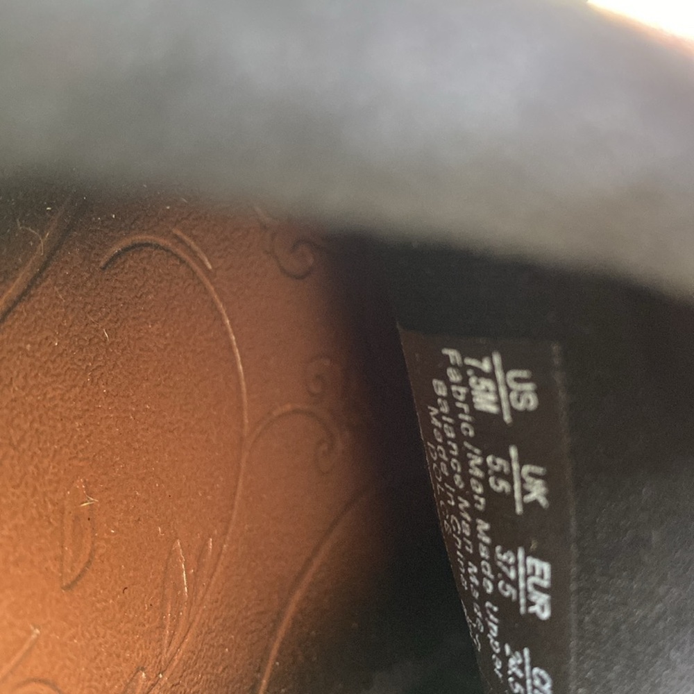 Embossed Leather Shoes by BZEES - Picture 6 of 7
